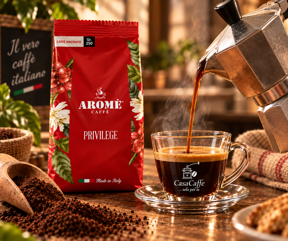 Aromè Caffè - Privilege Gran Bar Macinato 250gr