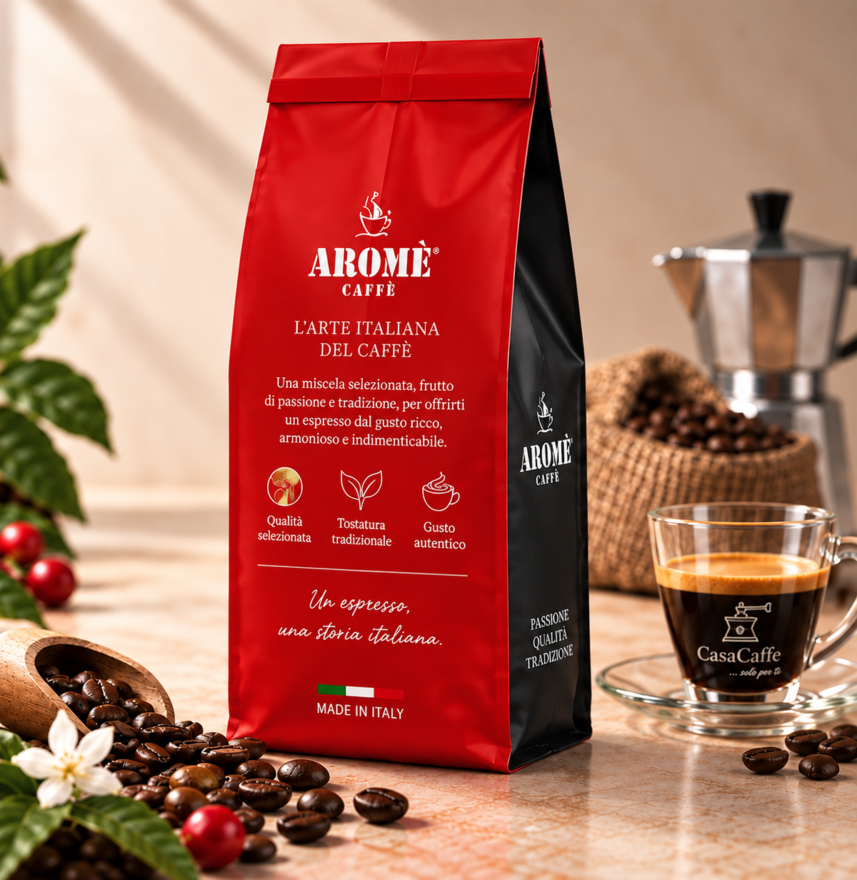 Aromè Caffè - Privilege Gran Bar Bohnen 1Kg