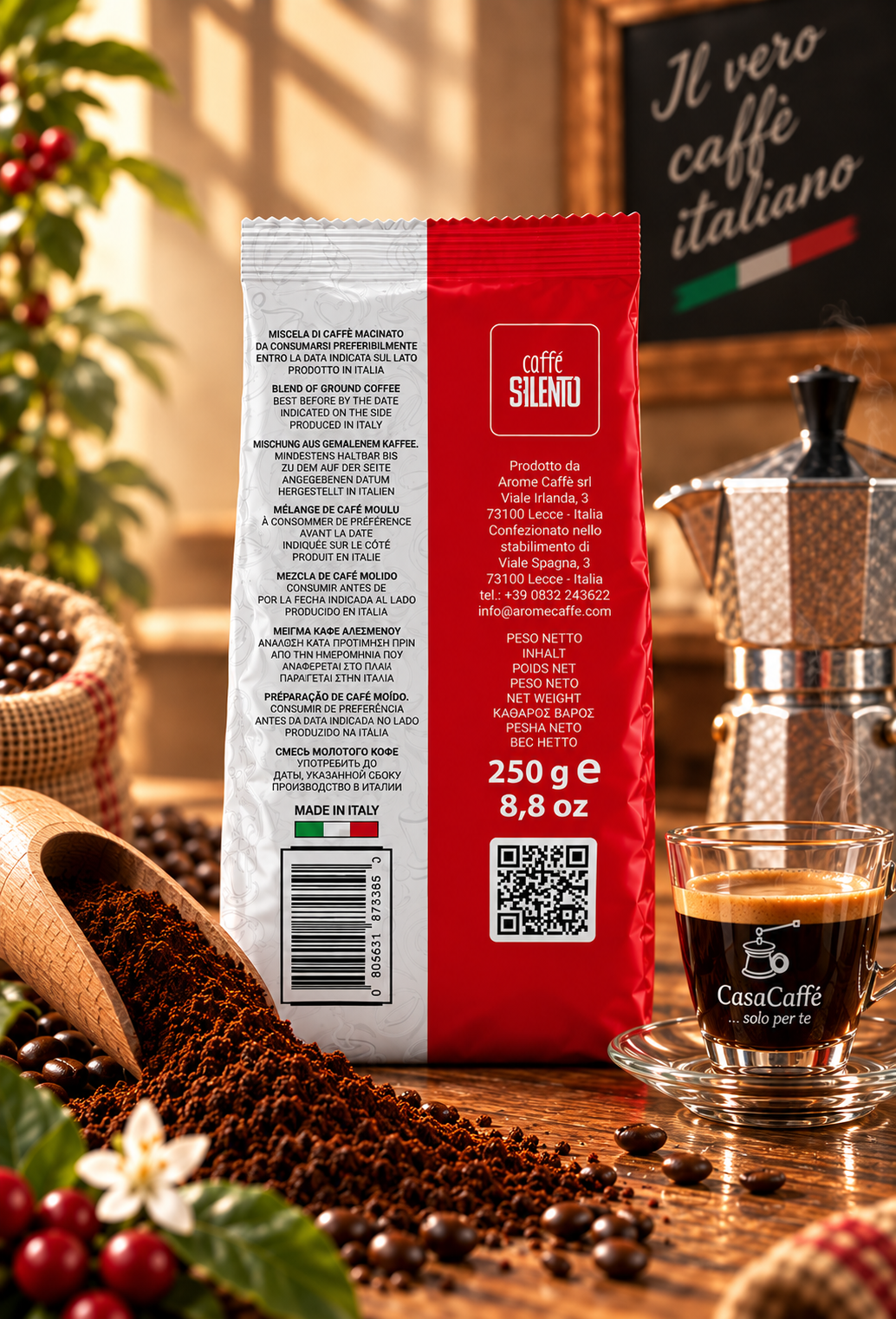 Caffè Salento Espresso Mediterraneo - Gemahlen 250gr