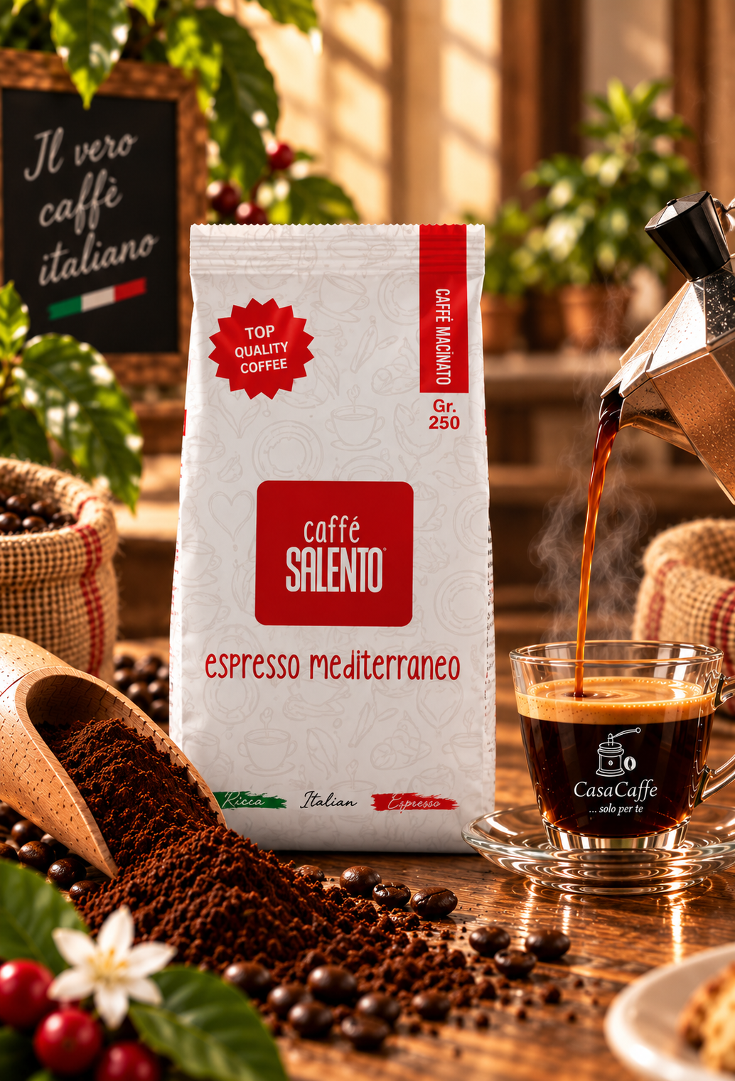 Caffè Salento Espresso Mediterraneo - Gemahlen 250gr
