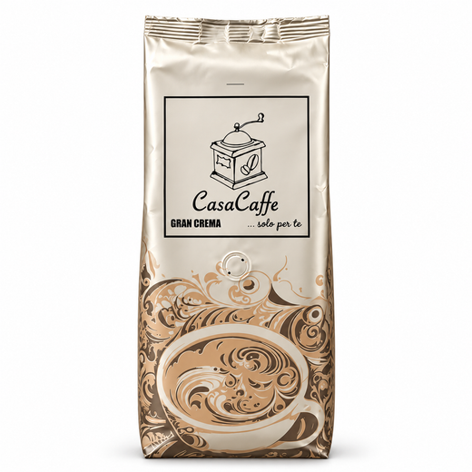 CasaCaffe - Hausmischung Gran Crema Bohnen 1Kg