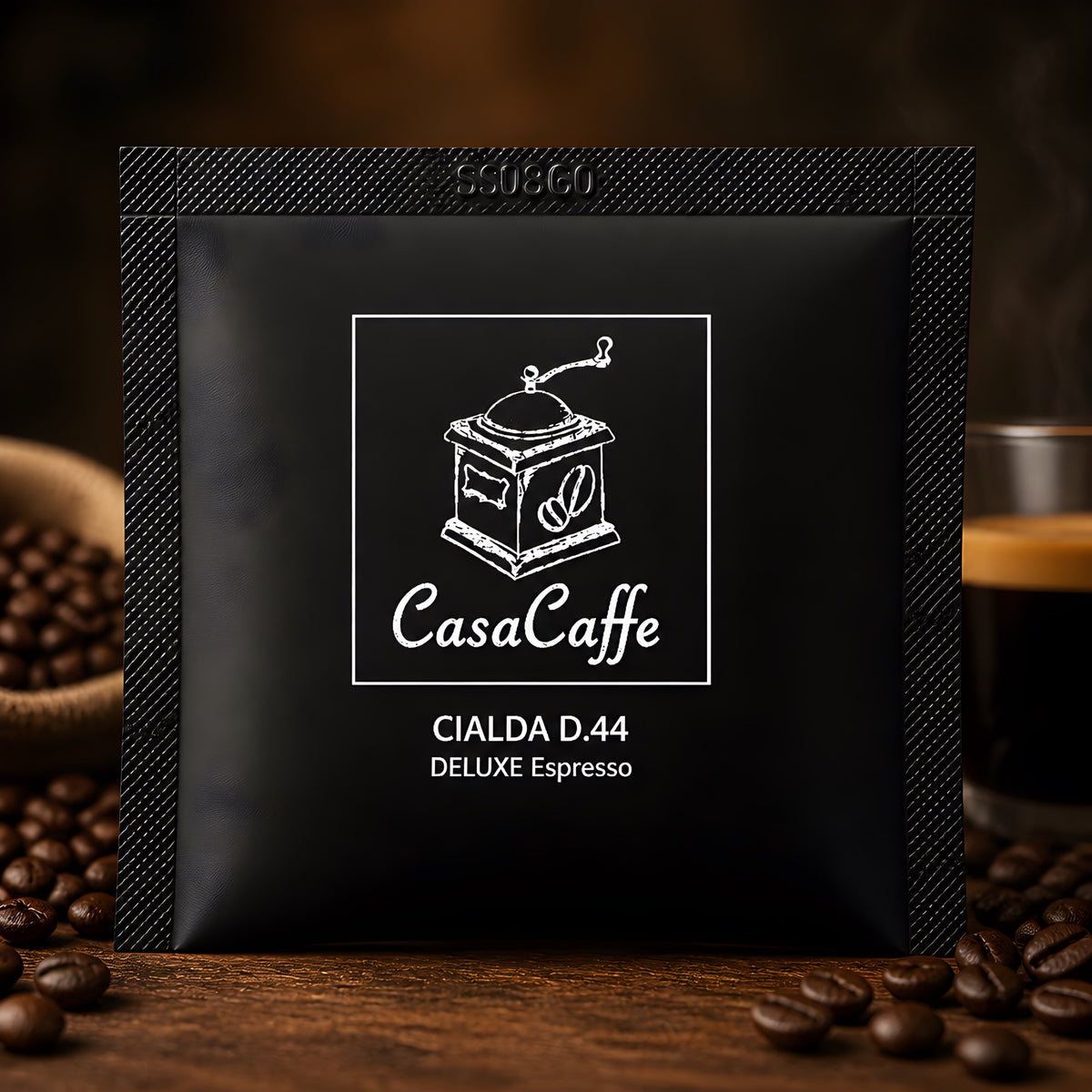 CasaCaffe House Blend Deluxe Espresso - Selezione Premium Cialde ESE 44MM 150 pz.