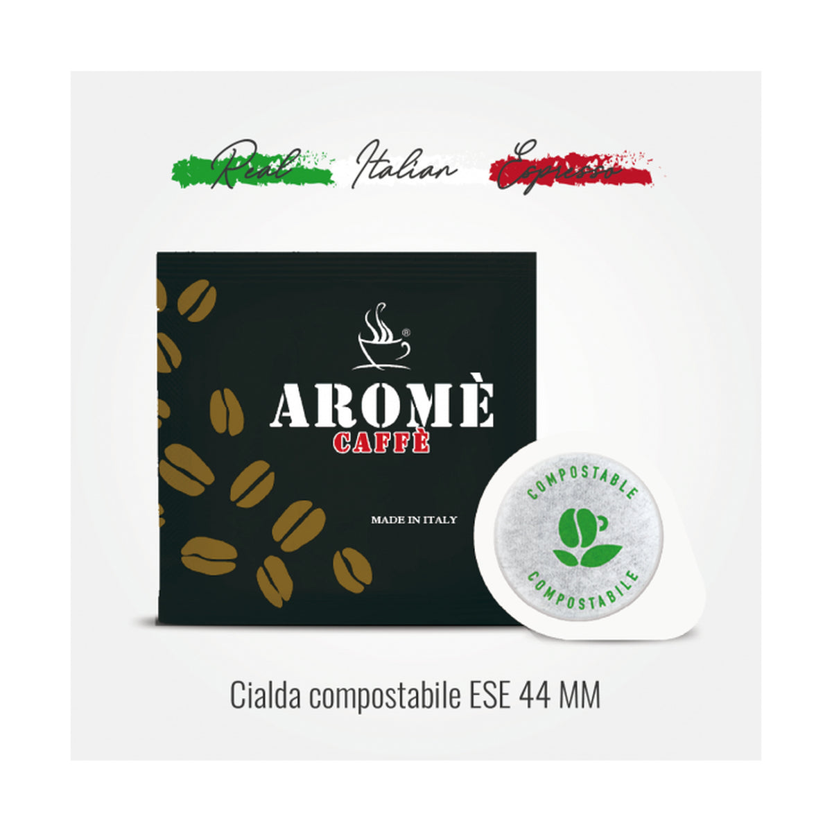 Aromè Caffè Intenso Pads E.S.E. 44 mm 150 Stück