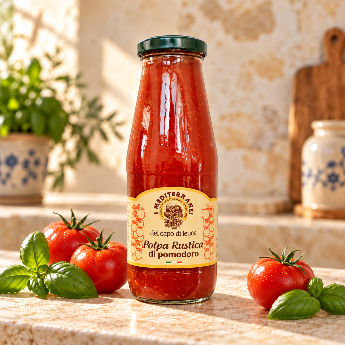 Polpa Rusitca di pomodoro Premium 420gr - I Mediterranei