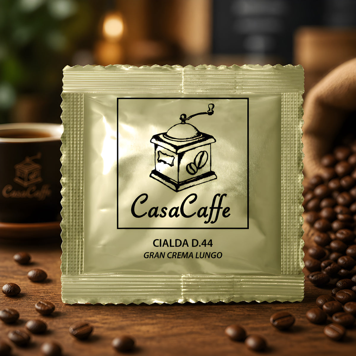CasaCaffe Hausmischung Lungo - Premium Selection Pads E.S.E 44MM 150 Stk.