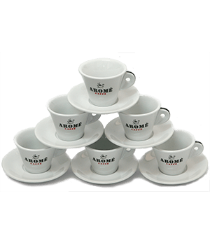 Aromè Cappuccino Tassen - 6er Set