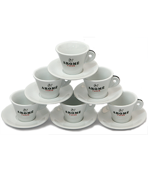 Aromè Espresso Tassen - 6er Set