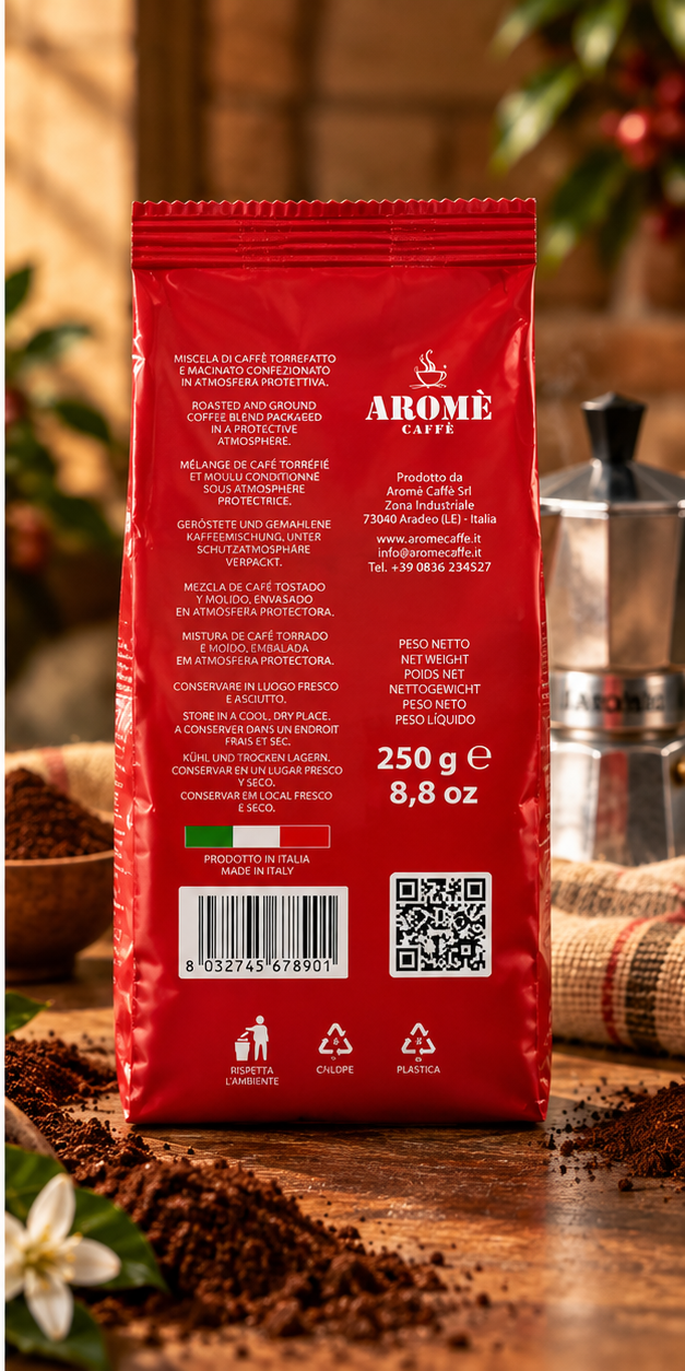 Aromè Caffè - Privilege Gran Bar Gemahlen 250gr