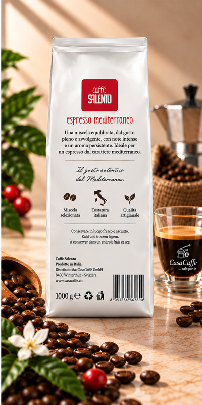 Caffè Salento Espresso Mediterraneo - Grani 1Kg