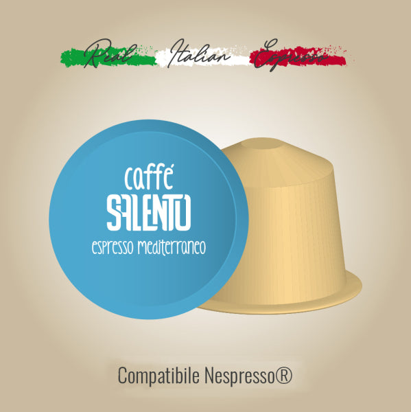 Caffè Salento Espresso Mediterraneo Koffeinfrei - Nespresso® kompatibel 100 Stk.