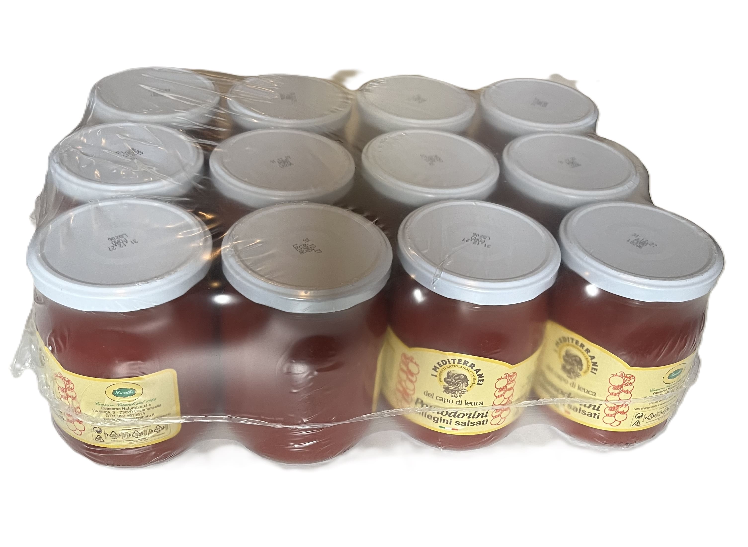 Pomodorini Ciliegini Salsati 540gr - I Mediterraneo