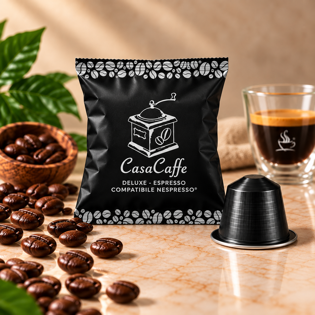 CasaCaffe Hausmischung Deluxe Espresso - Premium Selection Nespresso® Komp. 100 Stk.