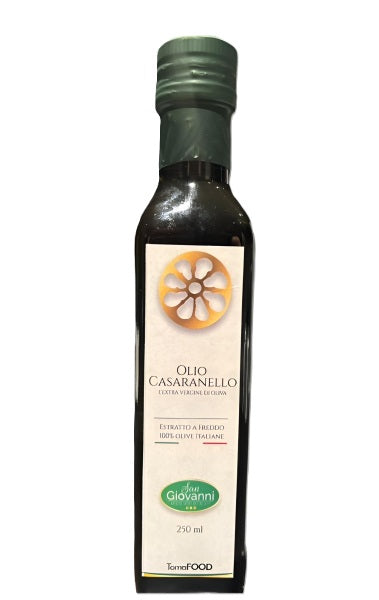 Olio extravergine di oliva in bottiglia di vetro - Casaranello
