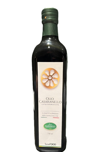 Olio extravergine di oliva in bottiglia di vetro - Casaranello