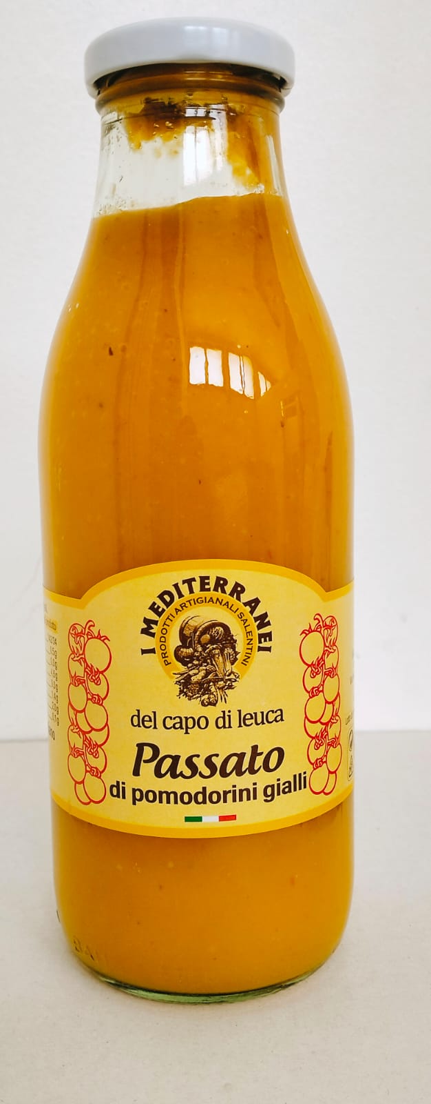 Passato di pomodirini gialli Premium 420gr - I Mediterraneo