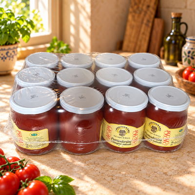 Pomodorini Ciliegini Salsati 540gr - I Mediterraneo
