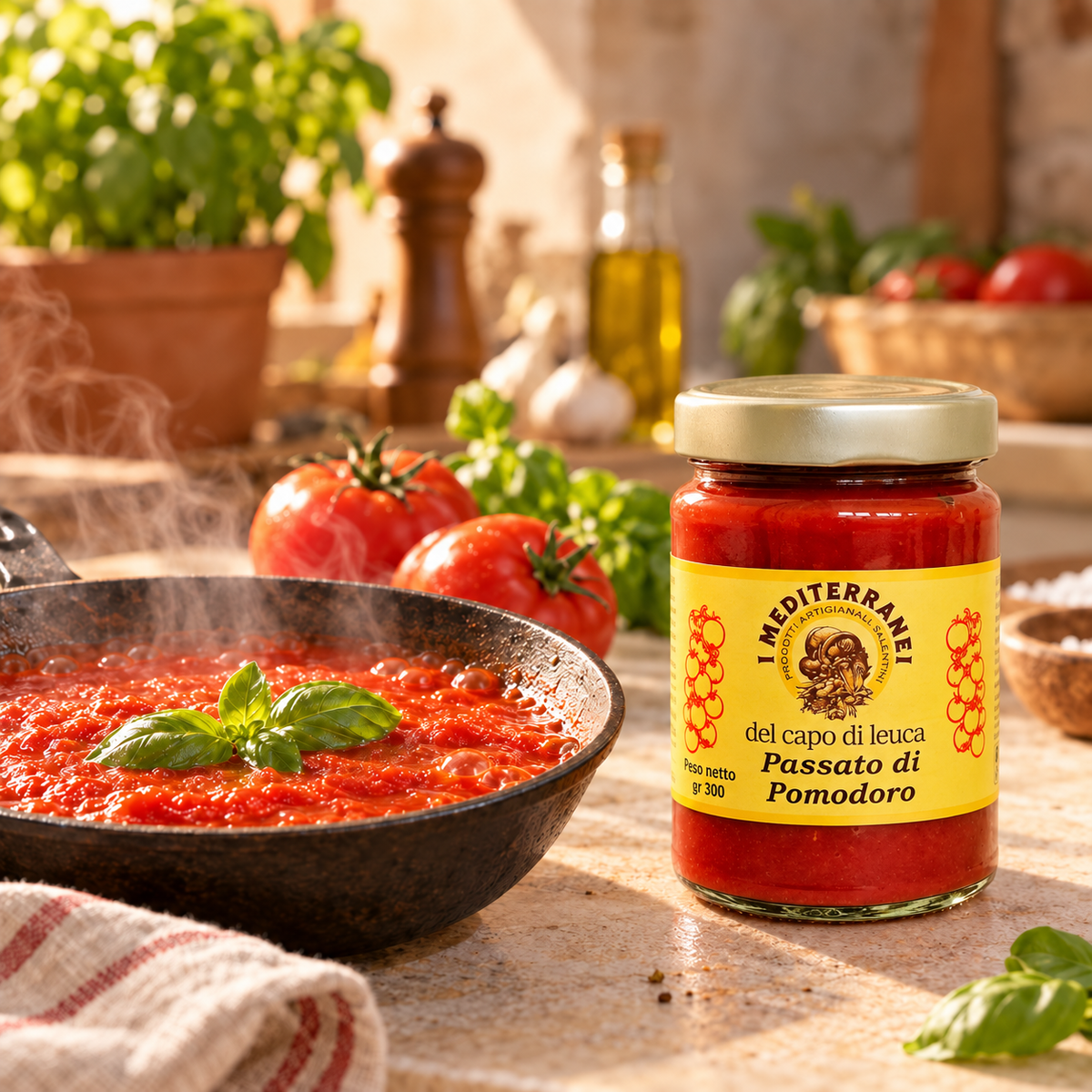 Passata di Pomodoro Premium 300gr - I Mediterranei