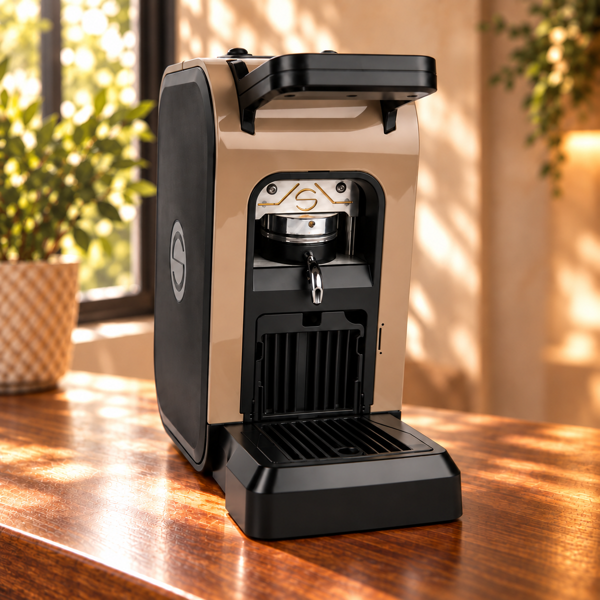 Spinel Ciao Taubengrau - Kaffeemaschine für Pads E.S.E