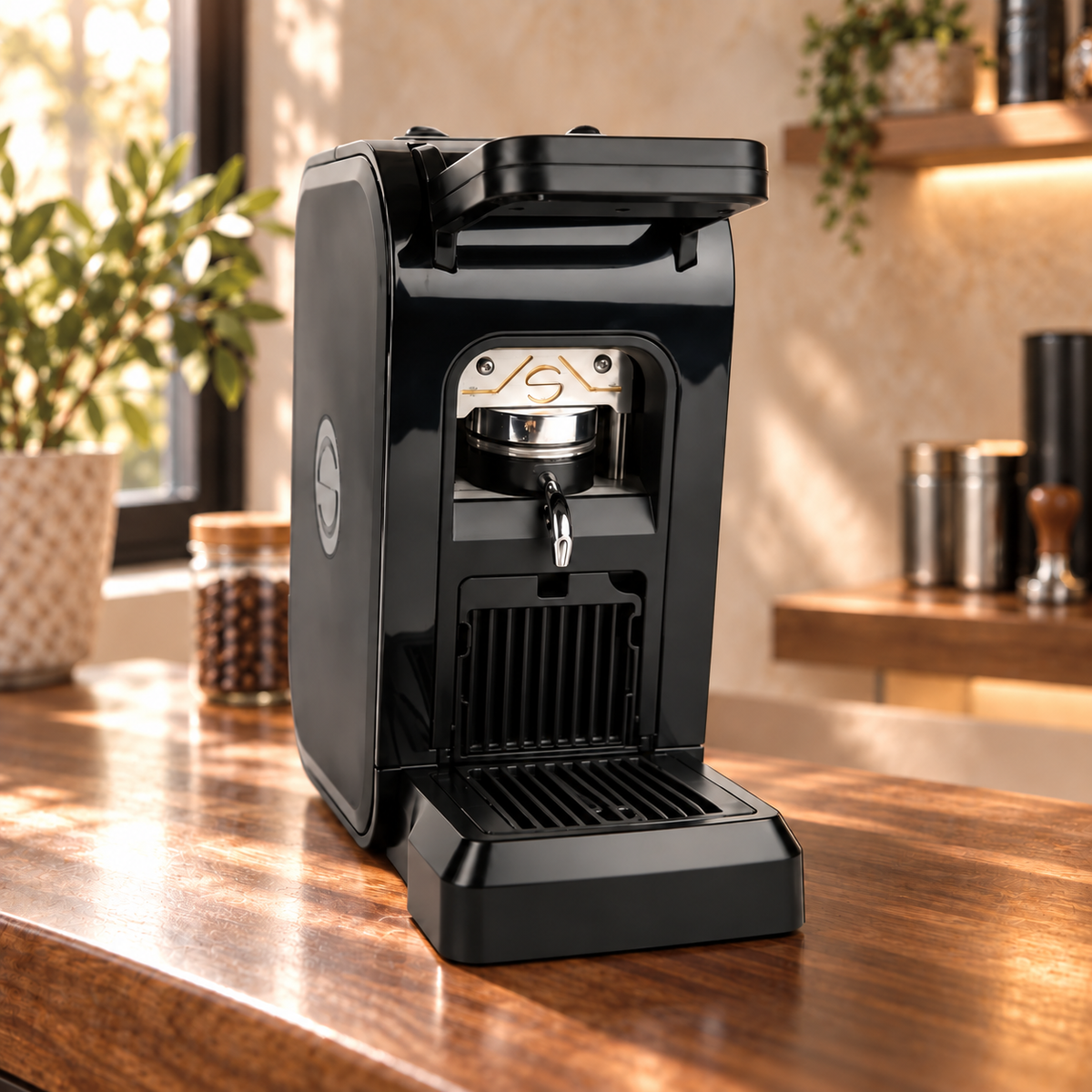 Spinel Ciao Schwarz - Kaffeemaschine für Pads E.S.E