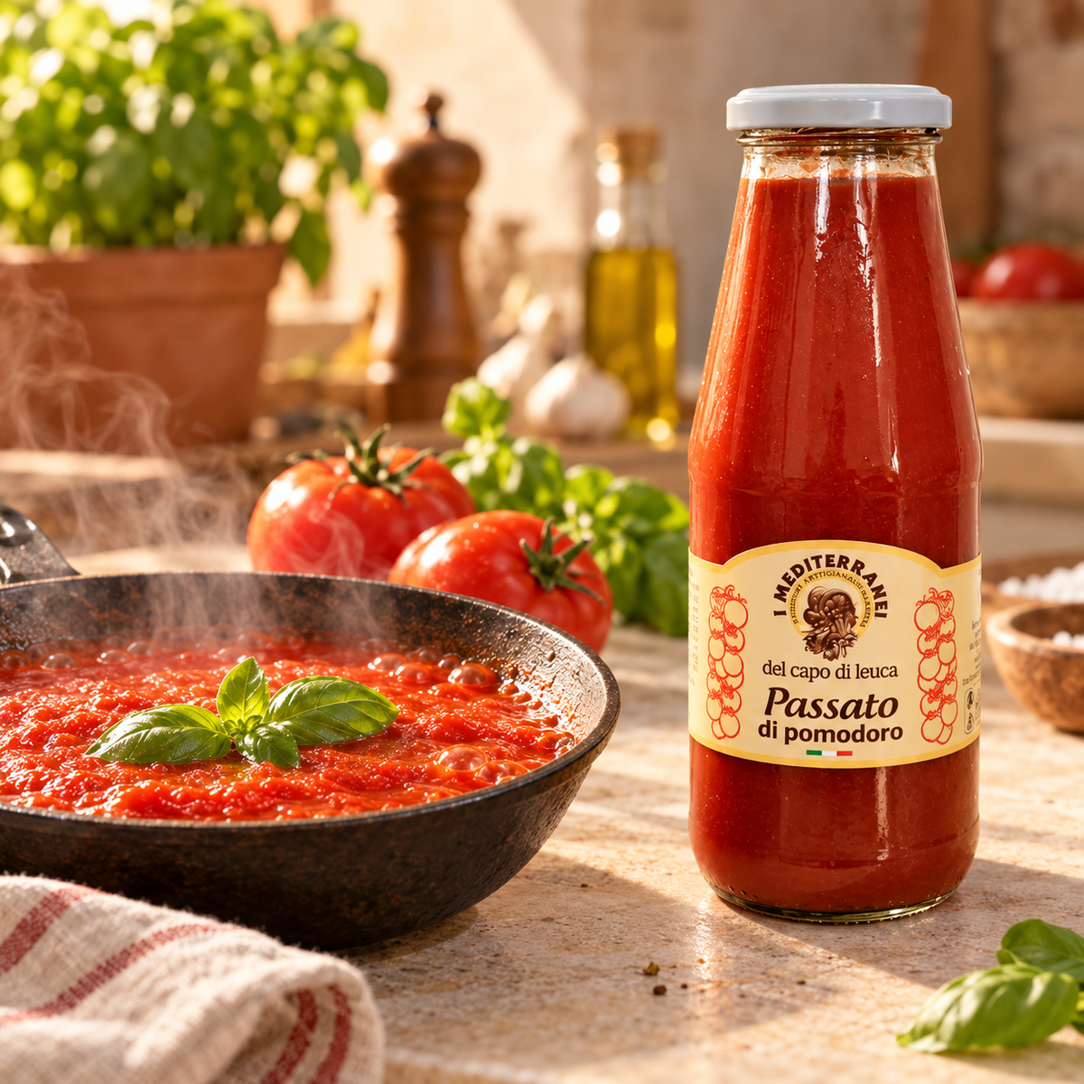 Passato di Pomodoro Premium 700gr - I Mediterranei