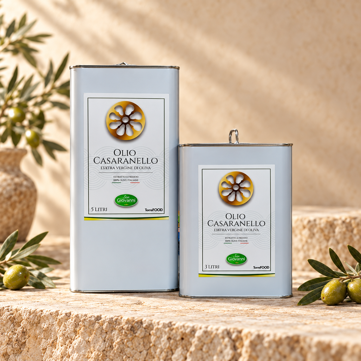 Olio Extra Vergine di Oliva in Kanister - Casaranello