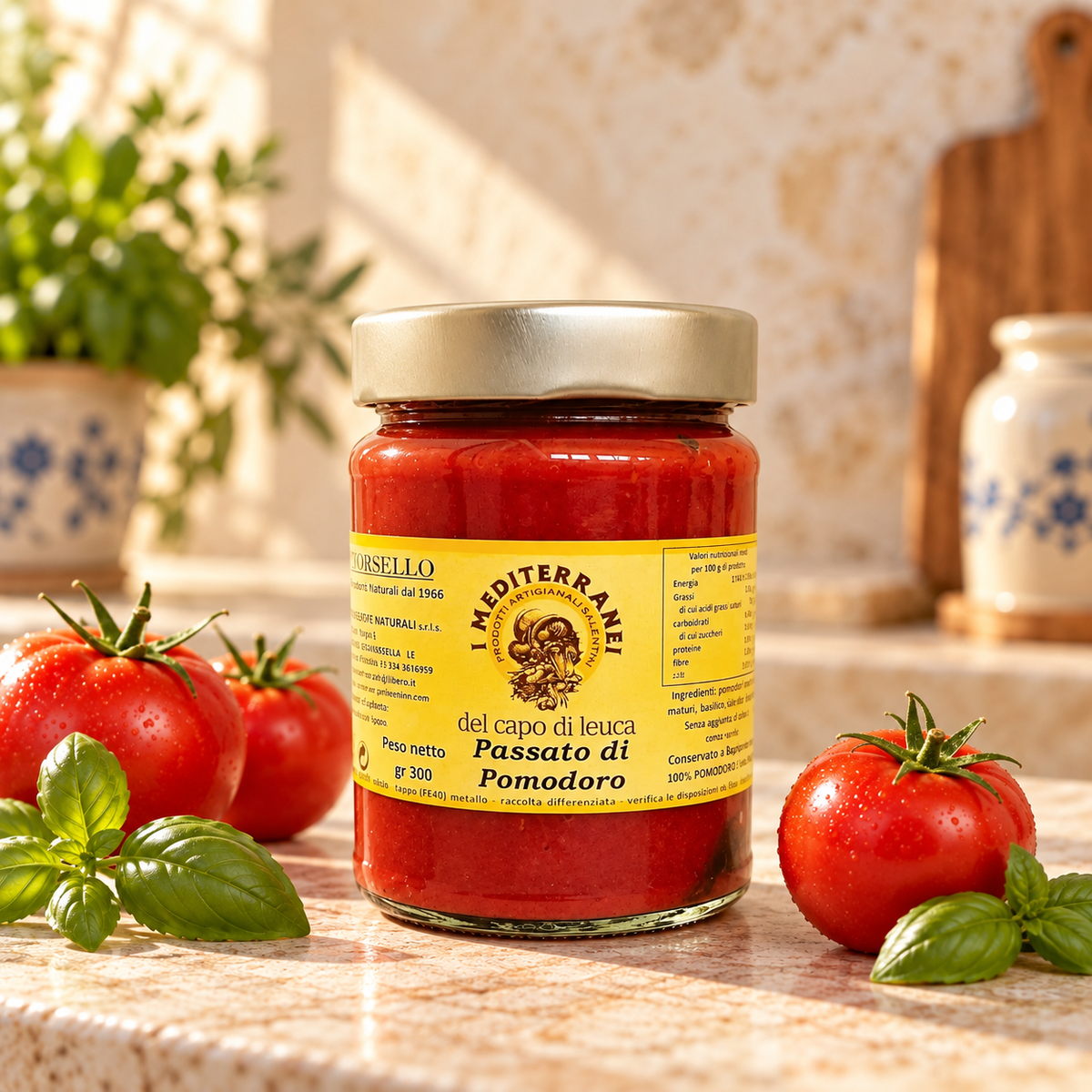 Passata di Pomodoro Premium 300gr - I Mediterranei