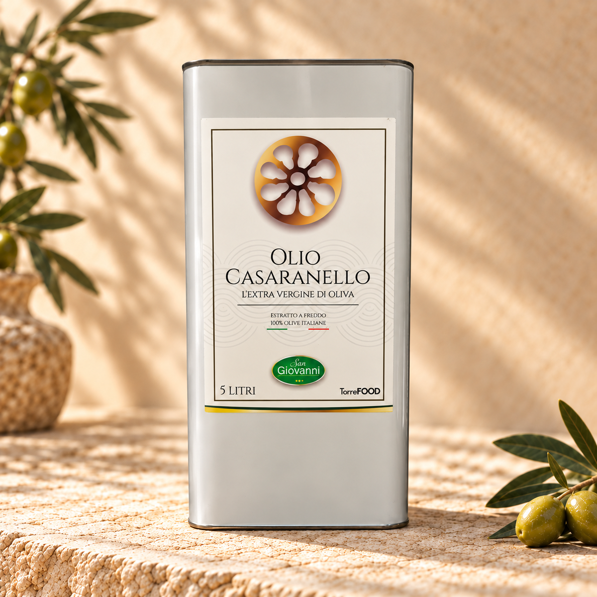 Olio Extra Vergine di Oliva in Kanister - Casaranello