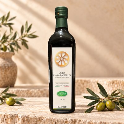 Olio Extra Vergine di Oliva in Glasflasche - Casaranello